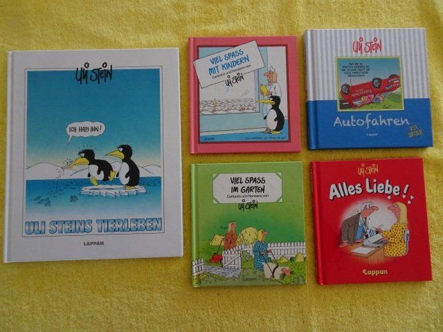 Fumetti: 5 Bücher ULI STEIN, Cartoonist – Usato da Berikon venduto da Akronym55