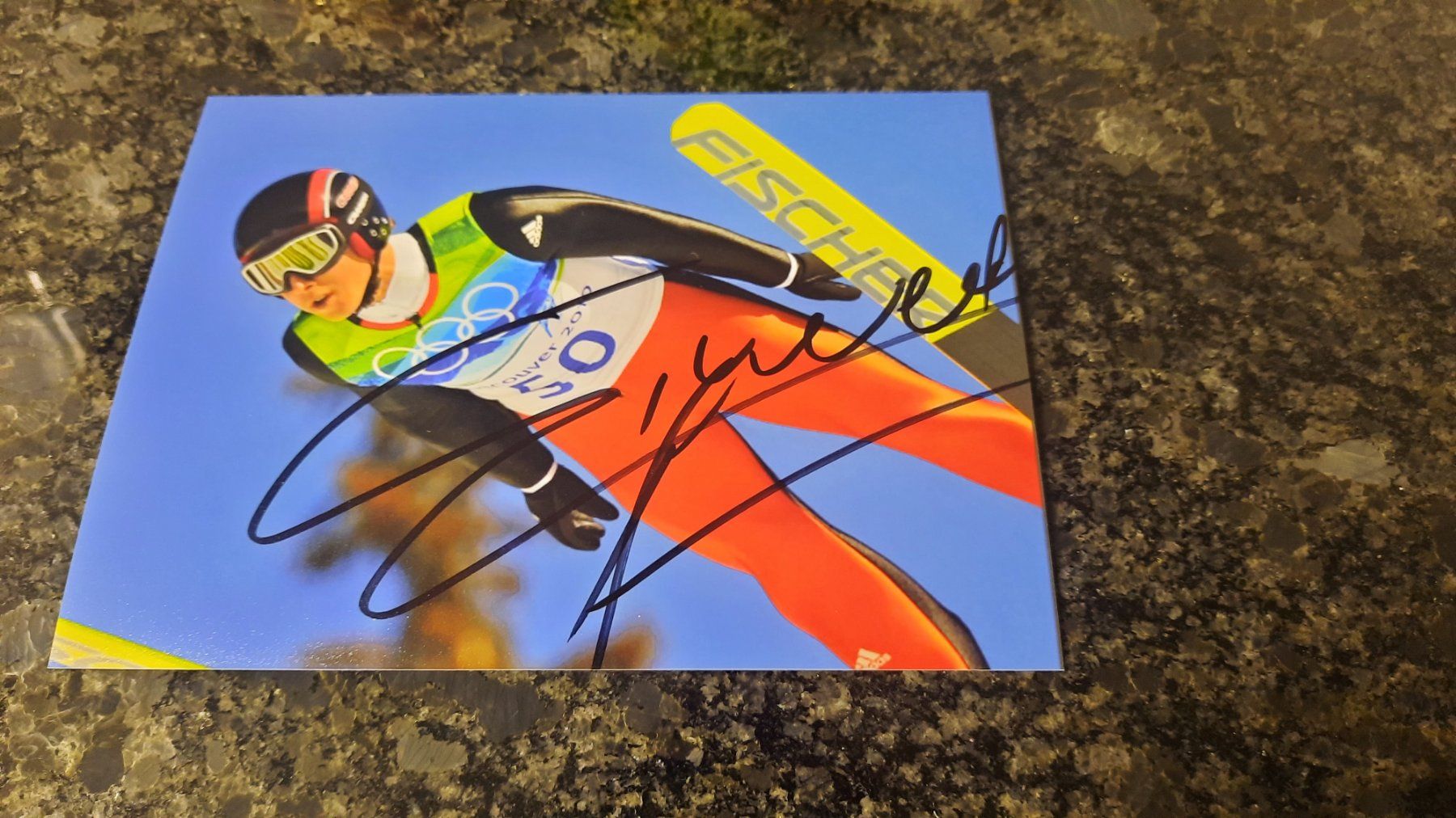 Autografi: Autogramm Simon Ammann – Usato da Schmerikon venduto da Olympia04