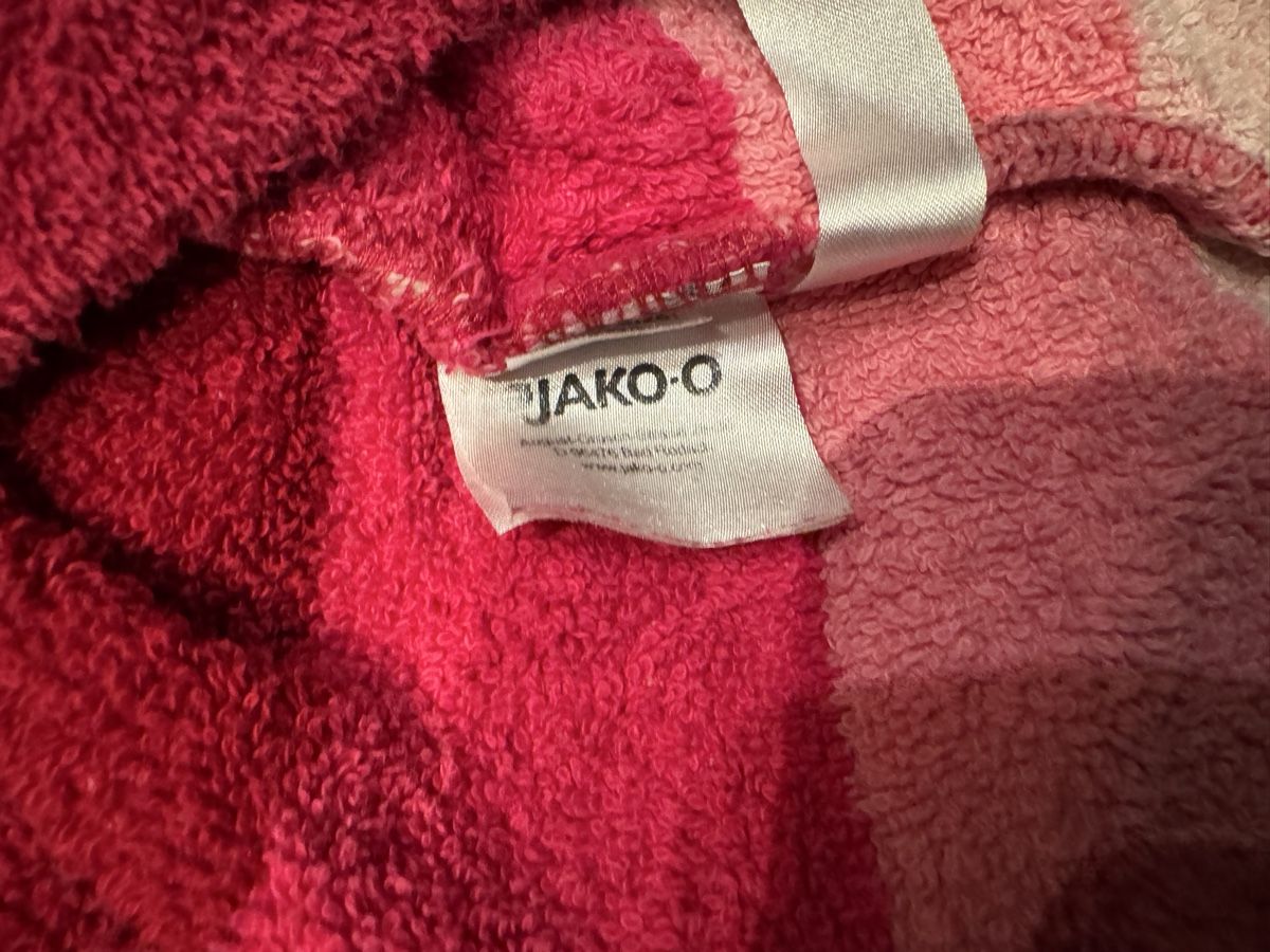 Jako-O Accappatoi: Süsser Mädchen Bademantel gestreift Gr 92/98 – Usato da Schwyz venduto da Manuvolley80 2