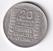 Frankreich 20 Francs 1933