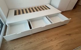 IKEA Bett Nordli 90 x 200 mit Stauraum nahezu neuwertig