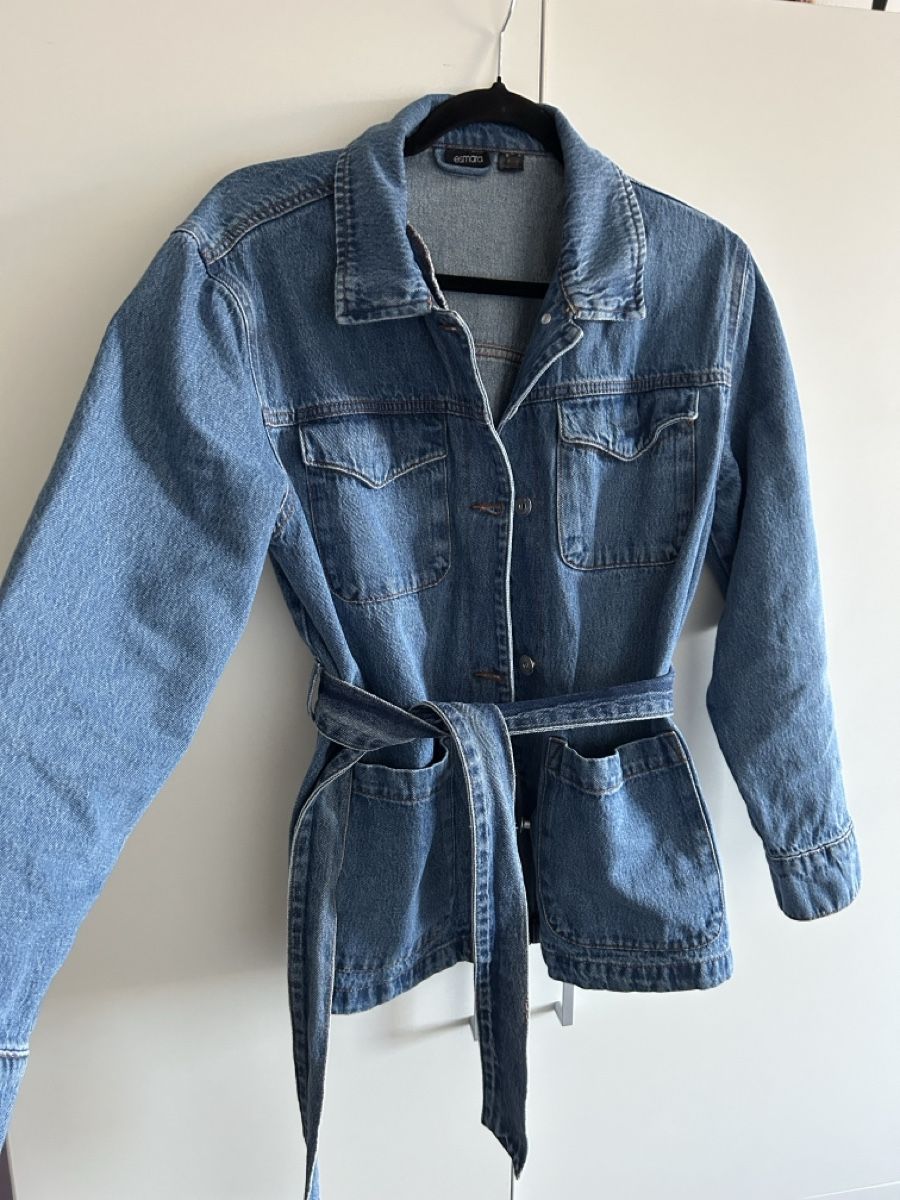 Giacche: Trendige Jeansjacke mit Gürtel L – Usato da Uzwil venduto da gab_2kx8 1