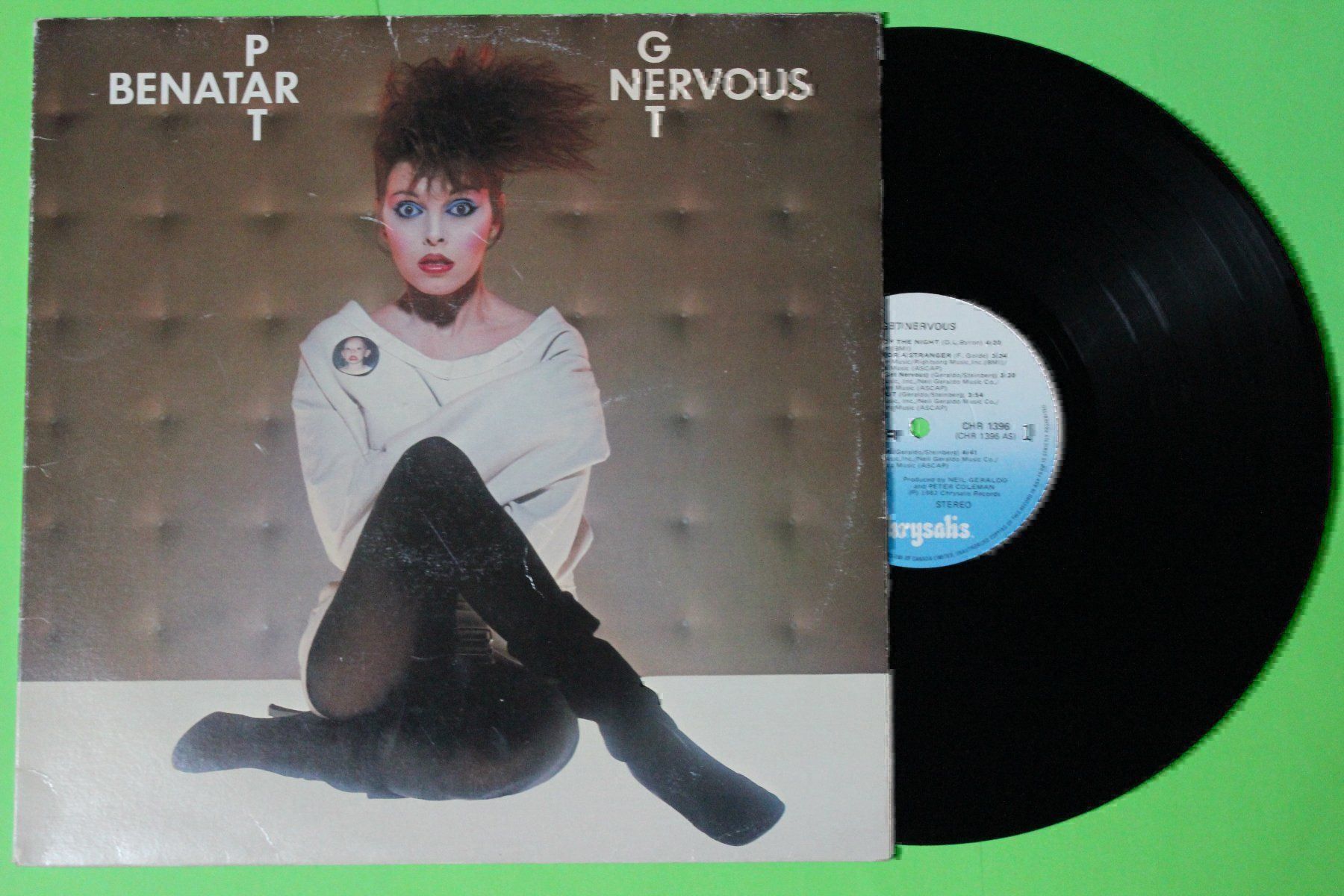 Dischi in vinile: Pat Benatar - Get nervous LP Vinyl Canada 1982 – Usato da Tübach venduto da JamesStone