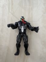 Venom Action Figur mit Zunge & Spider-Symbol, super Zustand