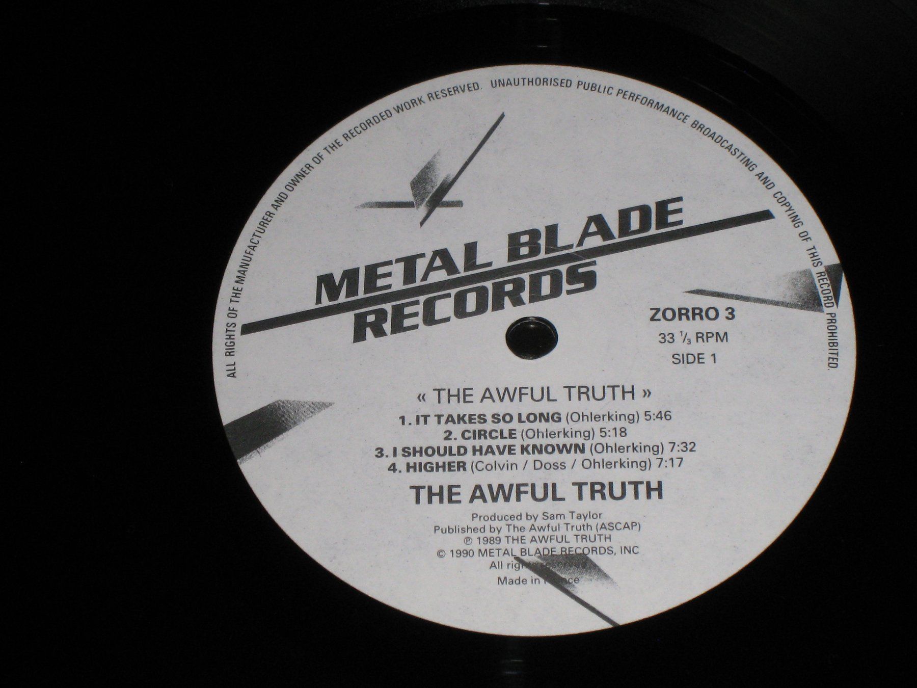 Dischi in vinile: LP - THE AWFUL TRUTH – Usato da Steckborn venduto da Quo7 1