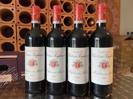 4 Fl. Château Poujeaux, Moulis, Bordeaux, 2011