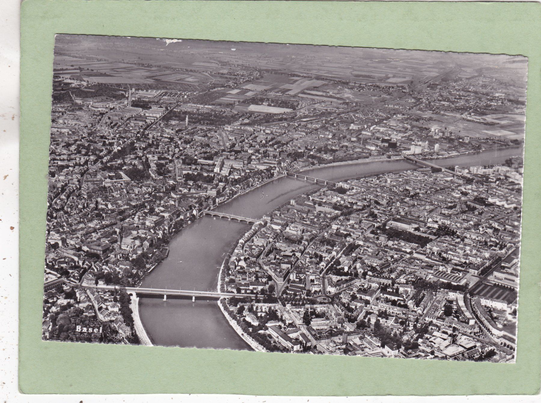 Cartoline postali: Basel Flug-Foto – Usato da Herisau venduto da Lisegrat2008