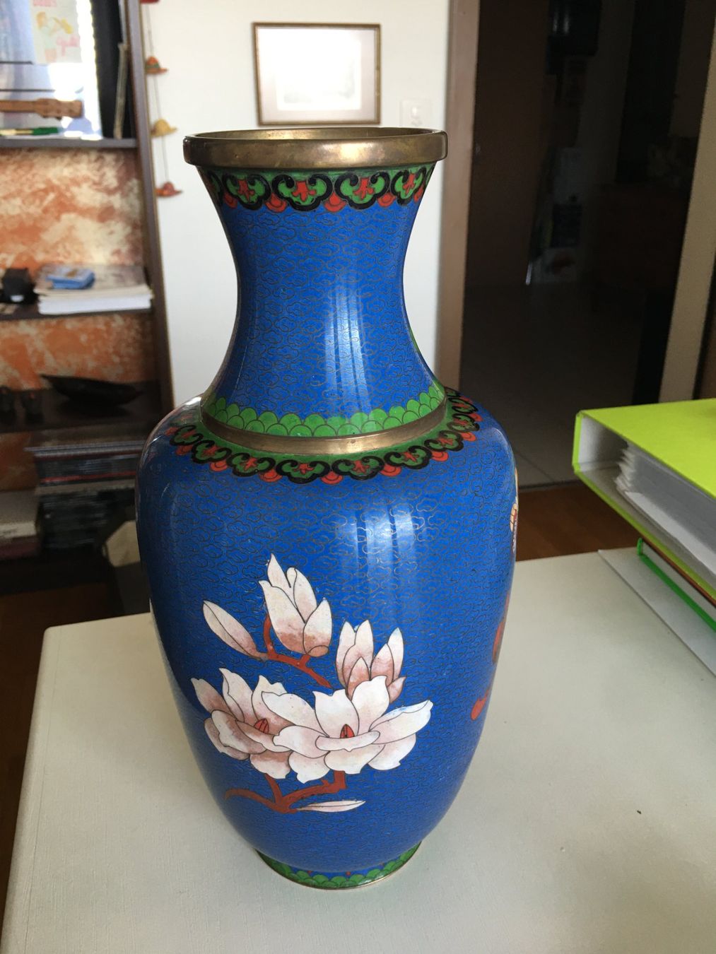 Vasi & Recipienti: Grosse blaue Cloisonnévase – Usato da Eich venduto da Jokove63 1