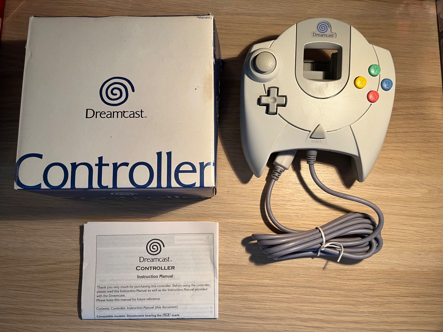 Sony Controller: Sega Dreamcast Controller mit OVP CIB Original 1999 – Gebraucht aus St. Gallen von