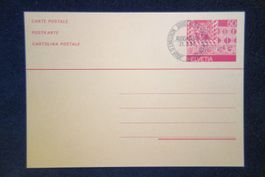 1984 2 Postkarten Volkskunst (** und ET)