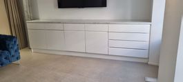 Top Sideboard mit Miele Getränke -Kühlschrank neuwertig