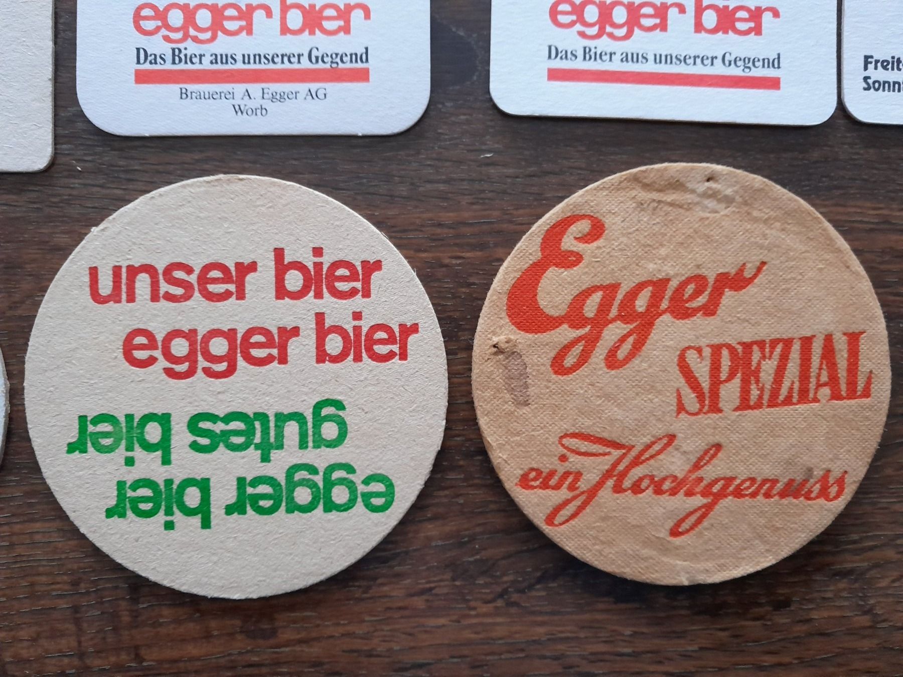 Untersetzer: Bier Brauerei Egger Worb Bierdeckel – Gebraucht aus St.Gallen von Stocken64 2