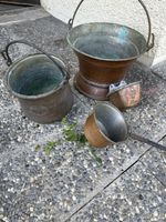 Schöne Kupferkessel 