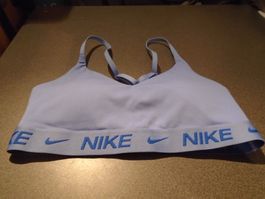 BH / Sport-BH Grösse XS, Nike Indy DRI-FIT, hellblau
