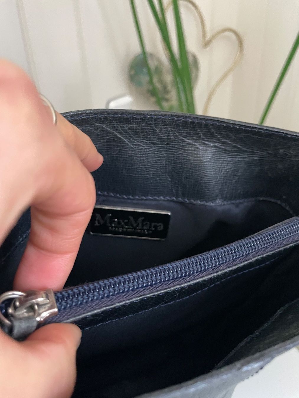 Max Mara Taschen für Damen: Max Mara Handtasche - grau blau schwarz – Gebraucht aus Volketswil von n_r_5gdf 5