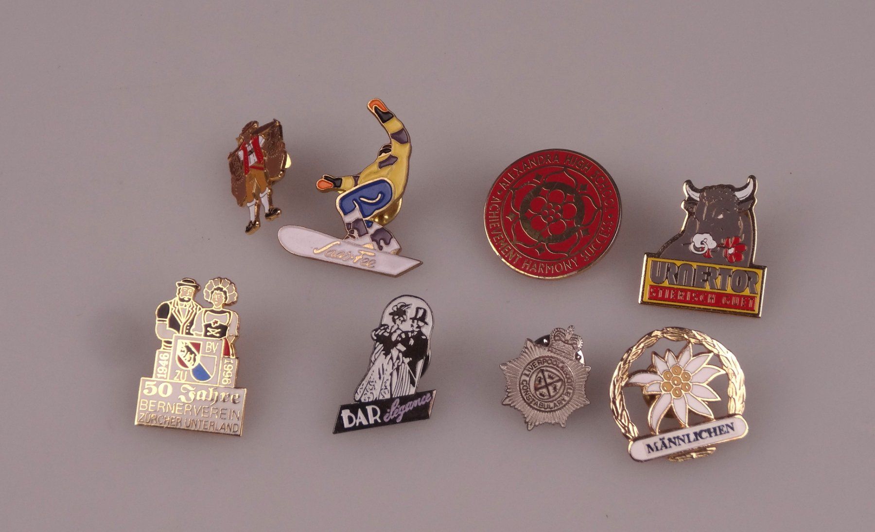 Placchette & Badge: Pins-Konvolut – Usato da Volketswil venduto da brockipfannenstil 2