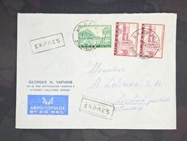 CL25 Enveloppe + Timbre Grèce 1963