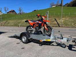 NEU Motorrad Anhänger 750kg für 1 bis 2 Motorräder