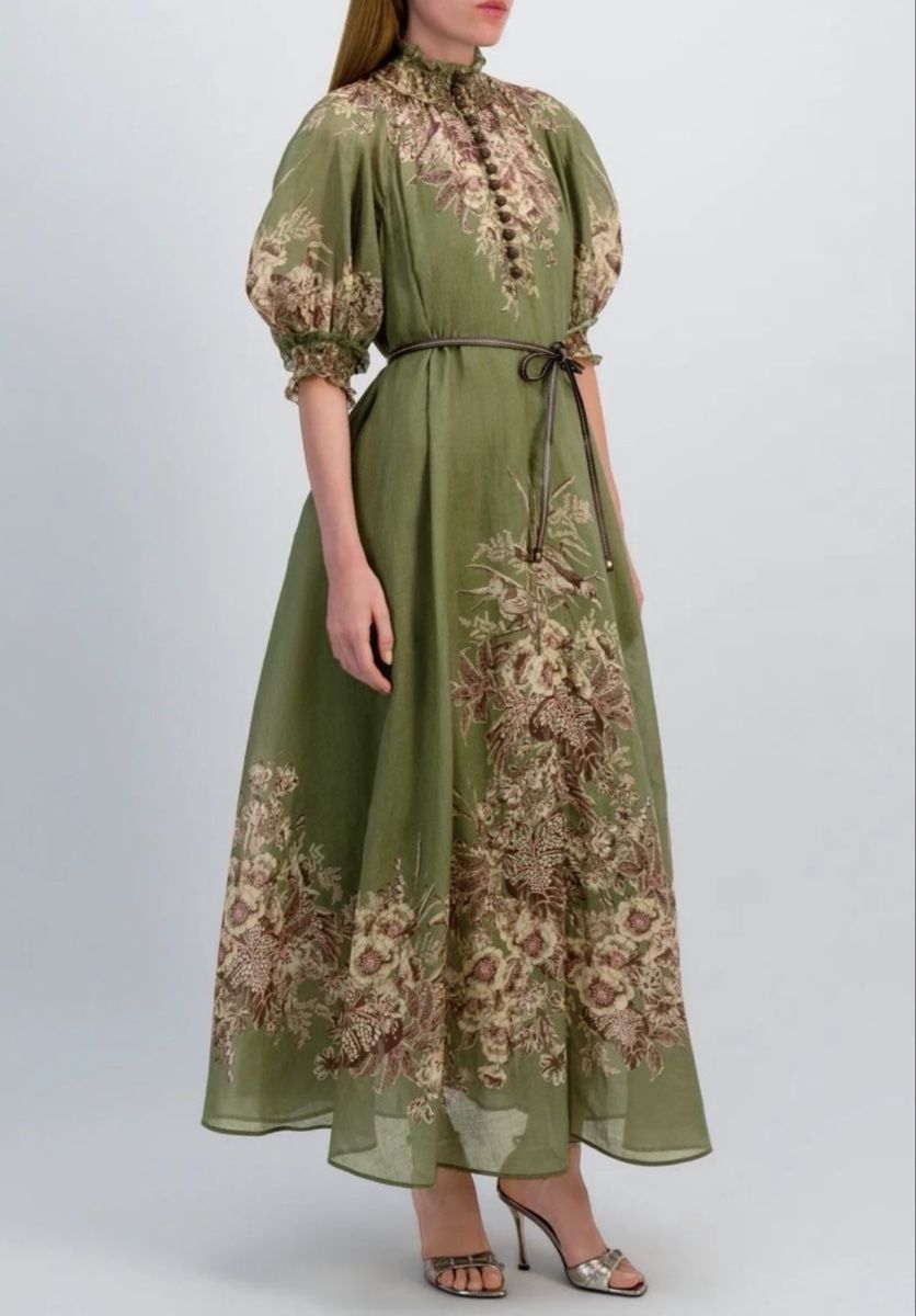 Zimmermann Vestiti: Zimmermann Elegant Green Maxi Dress – Usato da St.Josefen venduto da lop_lh8d 2
