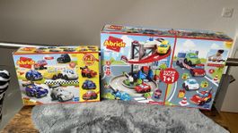 Abrick Spielgarage mit Autos Konvolut 10+ Autos 18M+! neu 