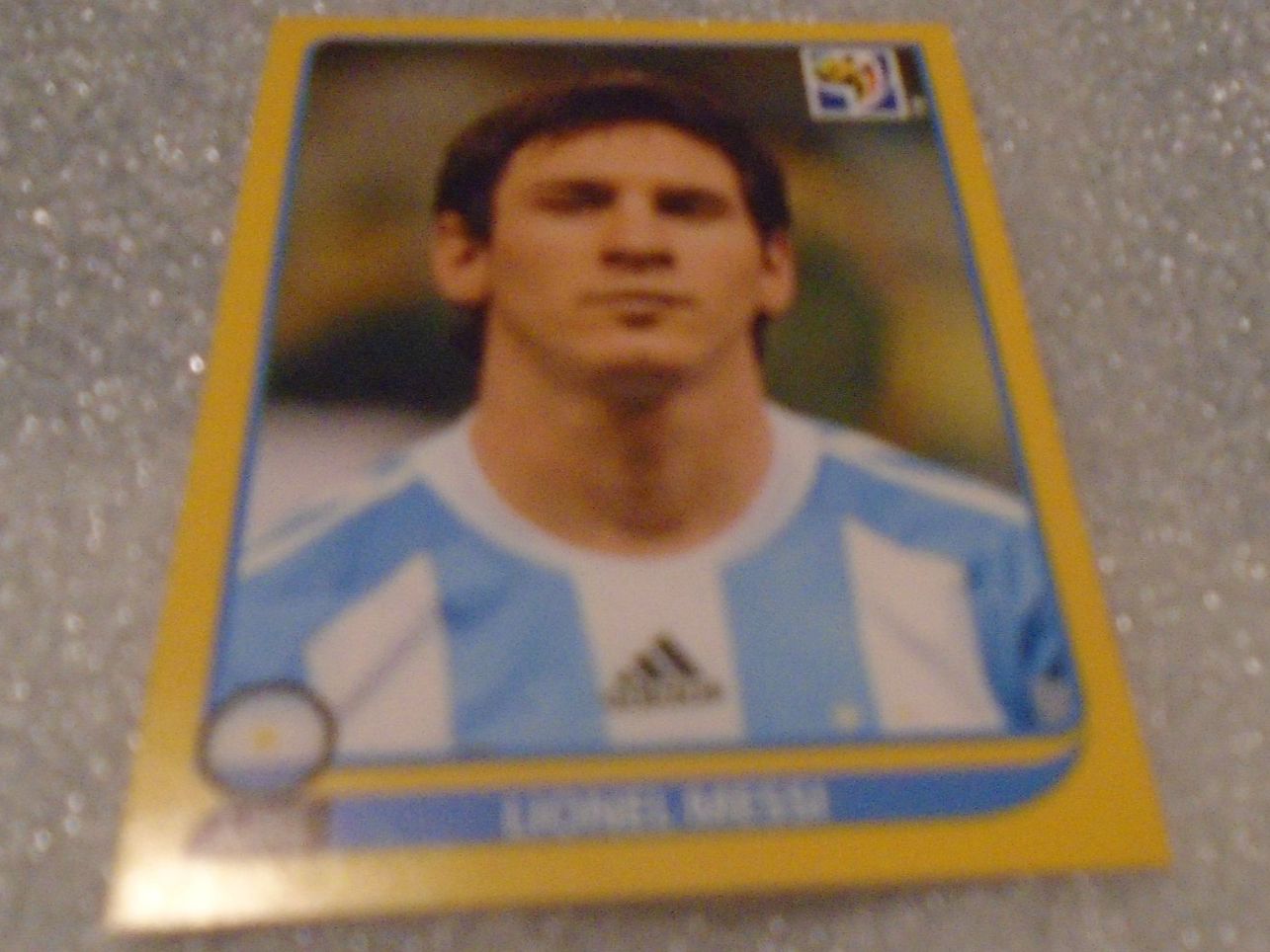 Panini Sammelbilder & Trading cards: 1 Panini  Lionel Messi WM 2010 Südafrika Schweizer Version – Gebraucht aus Winterthur von Beli2000 1