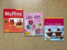 Bücherpaket - 3x Buch GU Verlag (Muffins/Cake-Pops/Cupcakes)