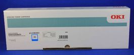 Original Oki ES8453, Oki ES8473 cyan Toner, 45862821