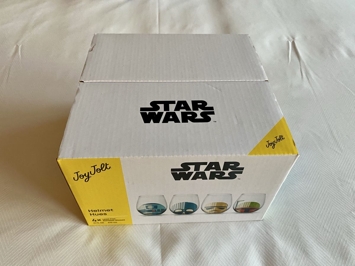 Bicchieri: JoyJolt Star Wars Helmet Hues Gläser 4er Set – Nuovo e nell'imballaggio originale da Oberembrach venduto da theZaz 1