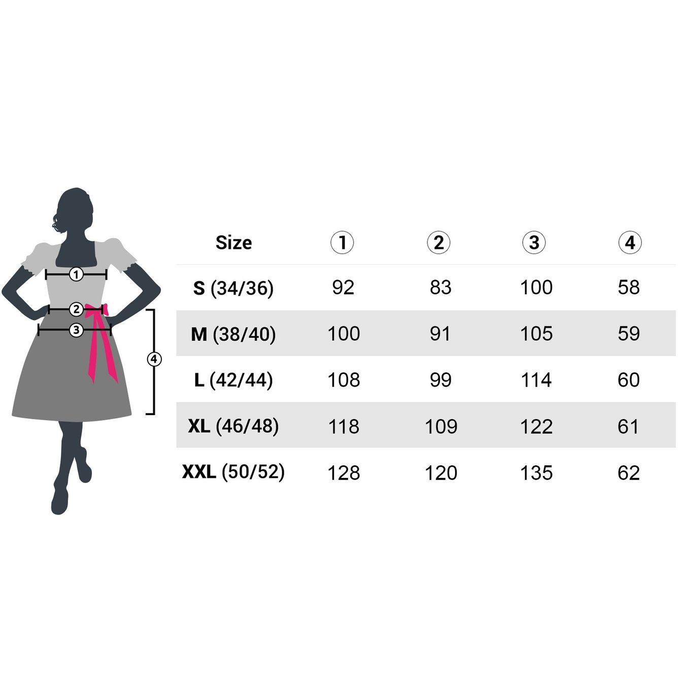 Costumi: Frauenkostüm Mini-Dirndl Garching Modell 2 S – Usato da Murten venduto da Roland.Kemmer.AG 5