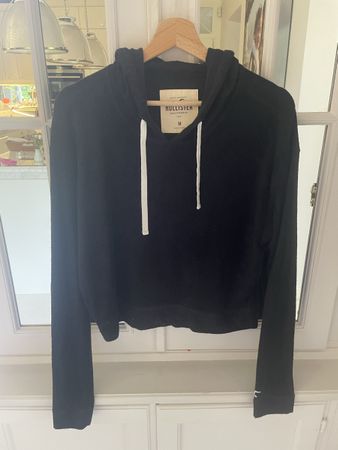 Hollister , Hoodie pull à capuche éponge noir