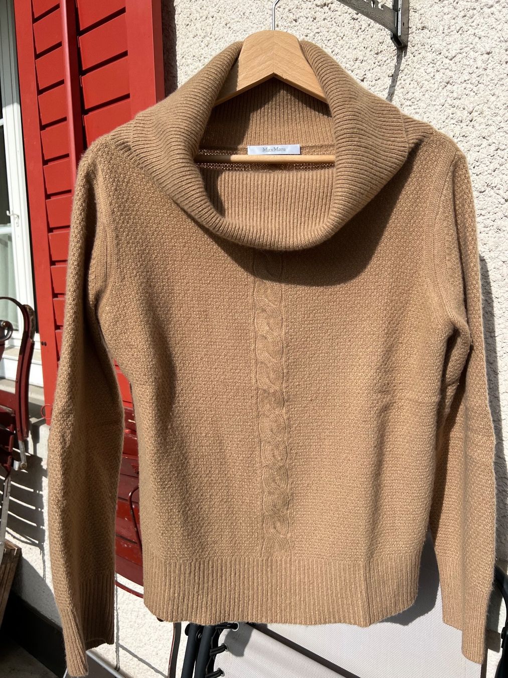 Max Mara Maglioni & Felpe: Klasisscher Max Mara Kaschmir Rollkragen Pulli, Gr M, Camel – Usato da Hinwil venduto da Szaeni