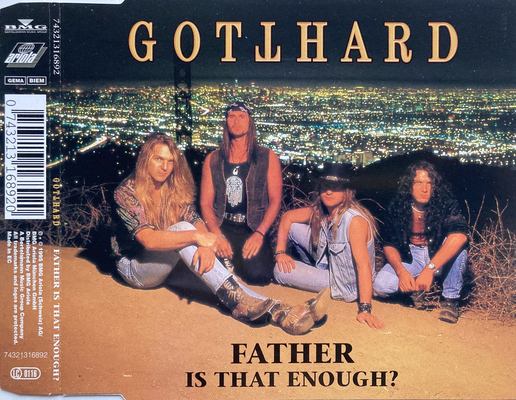 CD: GOTTHARD - FATHER IS THAT ENOUGH ? – Usato da Bottens venduto da hotter-than-hell