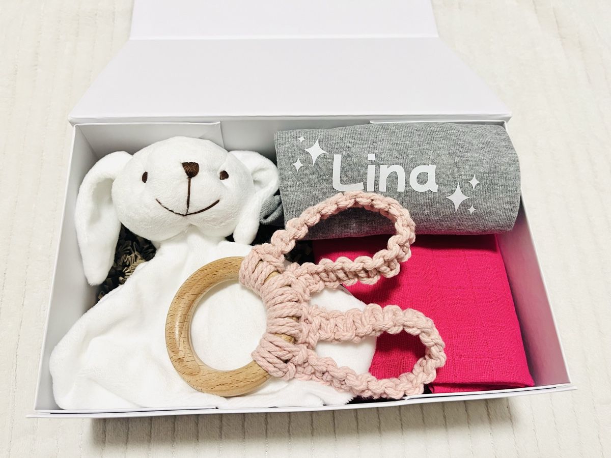 Giocattoli: Baby-Geschenkbox pink – Nuovo e nell'imballaggio originale da Lohn-Ammannsegg venduto da AmandaG1987