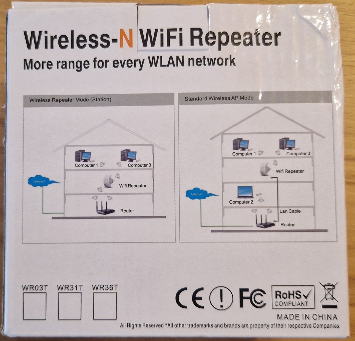 WiFi: Wireless-N WiFi Repeater – Neuf avec emballage d'origine à Bütschwil par Rgfire 2