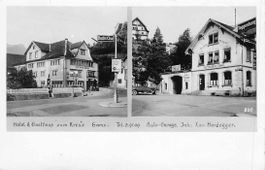 HOTEL zum KREUZ GAMS SG, sehr selten !!!