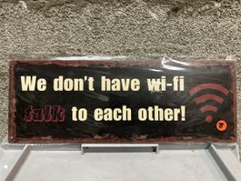 Wi-fi we dont have empfang tür deko