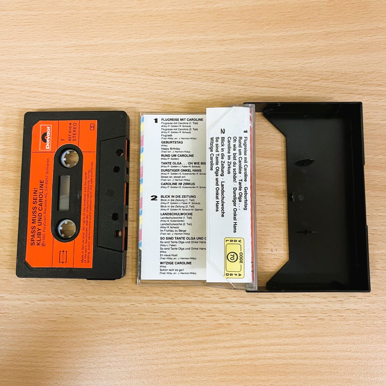 Musicassette: MC - Kliby und Caroline - Spass muss sein! – Usato da Amlikon-Bissegg venduto da riestig 1