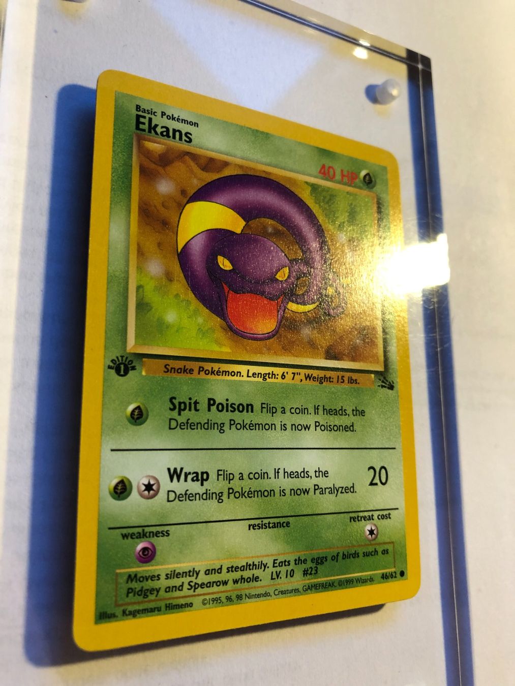 Carte collezionabili: Ekans 1st Fossil - MINT - ab 1.- – Usato da Giubiasco venduto da dan_pr8b 1