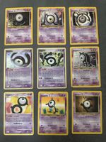 Pokémon Icognito / Unown Sammlung – 9 Karten – 3x Holo