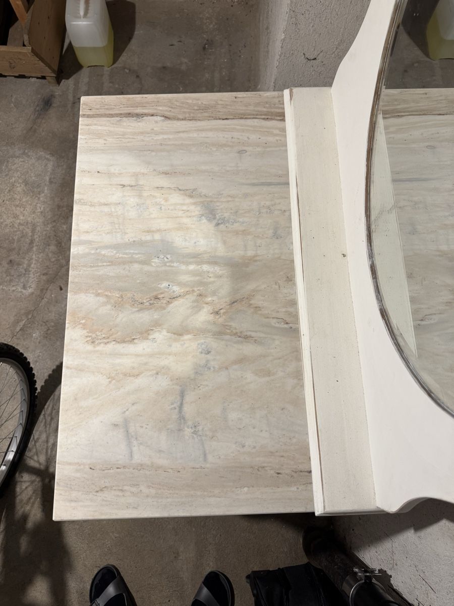 Tavoli da trucco: Schminktisch mit Spiegel, weiss, Shabby Chic – Usato da Uerikon venduto da paloma61 4