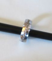 Ring mit Strass, 7 mm, Gr. 55.6mm