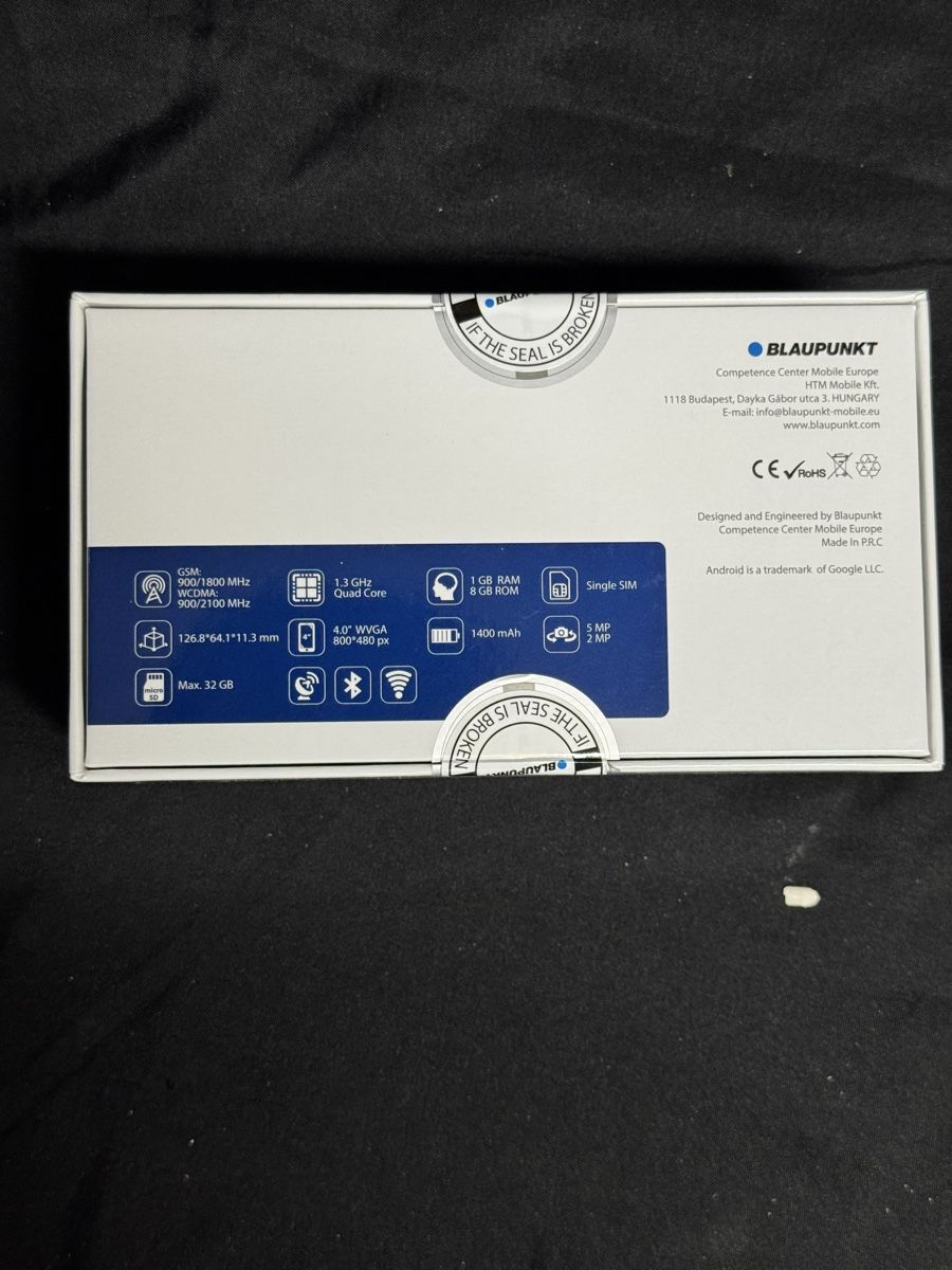 Blaupunkt Telefoni cellulari / Smartphones: Blaupunkt 4" Android SF 01 - Smartphone - New in Box! – Nuovo e nell'imballaggio originale da Seuzach venduto da kaufes8 4