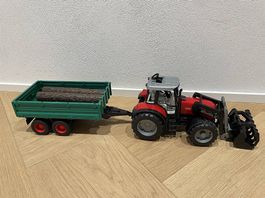 Bruder Traktor mit Anhänger