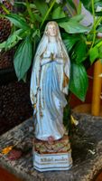 Schöne antike Marienstatue N.D.de Lourdes, für Liebhaber