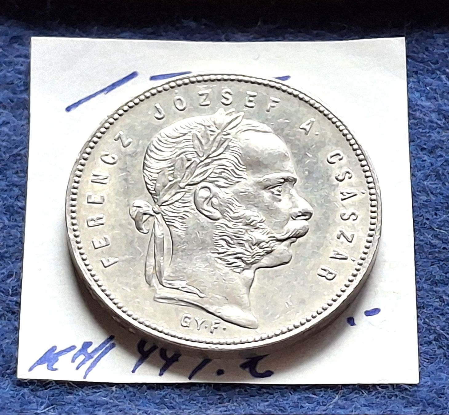 Tutti le monete: UNGARN - 1 FORINTH - 1868 G.Y.F. – Usato da Boniswil venduto da dpd4coins