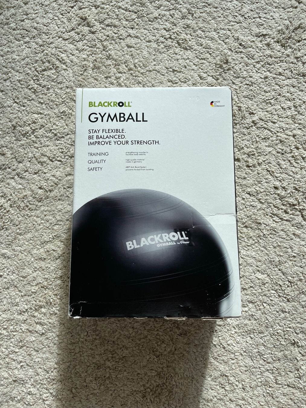 Blackroll Palloni: Gymball Blackroll – Nuovo e nell'imballaggio originale da Rotkreuz venduto da JMVERKAUF