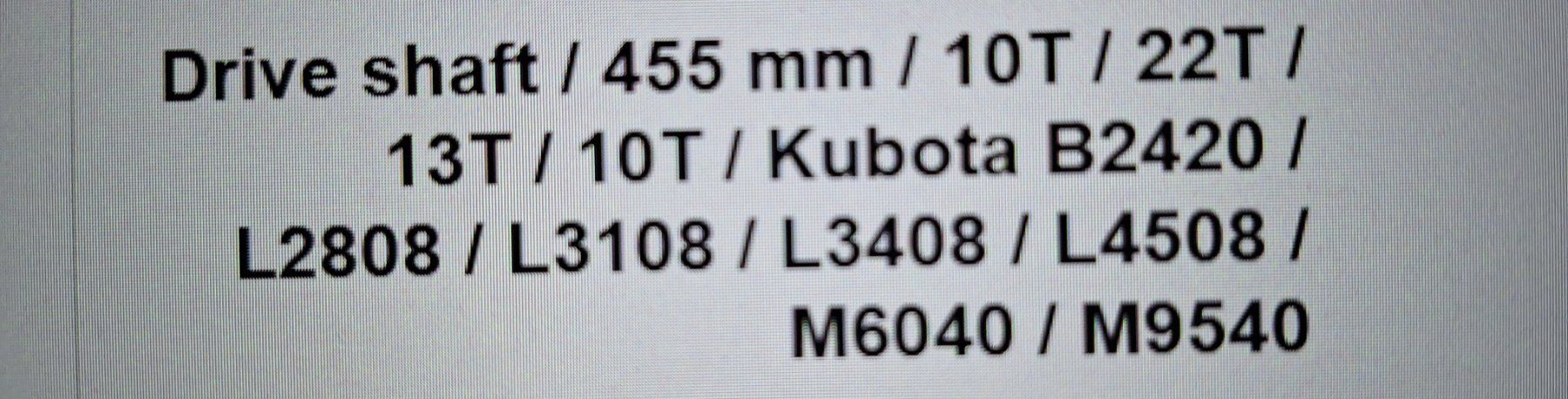 Kubota Altro per industria metallurgica: Kubota Getriebewelle zu Traktor – Nuovo e nell'imballaggio originale da Ufhusen venduto da Caliban86 1