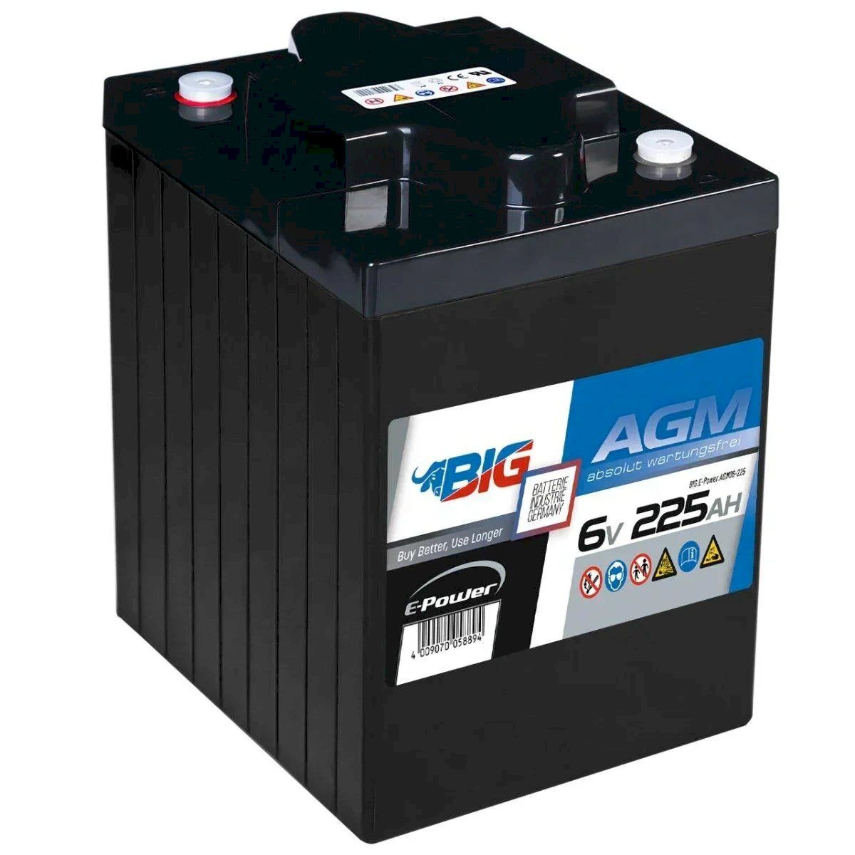 Batterien: BIG E-Power AGM 6V 225Ah – Neu und originalverpackt aus Bottighofen von zaap 1