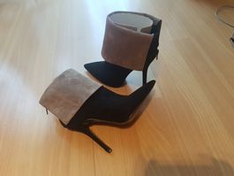 BATA Stiefelette Wildleder Gr.37 NEU (Fr.129) mit klei. def.