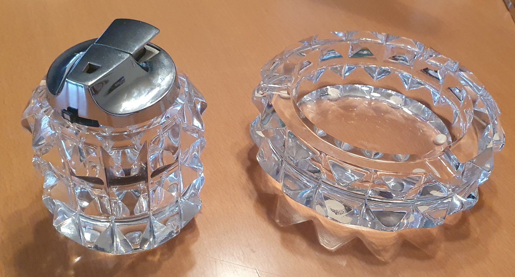 Rosenthal Portacenere: Raucherset , Rosenthal, Kristallglas – Usato da Kreuzlingen venduto da Rschweiz1 2